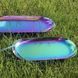 Тарелка овальная, малая Olens "Радужный металлик" 18*8.5CM, DL21012685 1886204520 фото 3