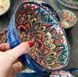 Салатник с ручками 24,5см&times;19см&times;7см, 1100мл Olens &laquo;Рисованная синяя&raquo;, 8030-455 8030-455 фото 1