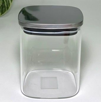 Банка Olens "Сталева вежа", 10х12см, 900мл, 102-357 102-357 фото