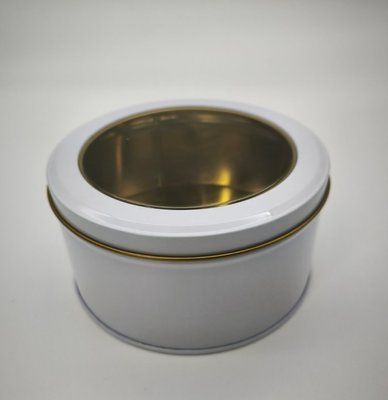 Банка Olens "Віндоу", біла, 150г, кругла, 03660-4 03660-4 фото