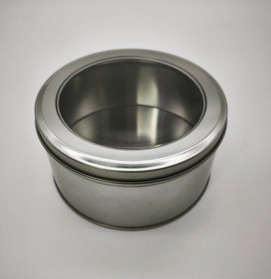 Банка Olens "Віндоу", срібляста, 150г, кругла, 03660-3 03660-3 фото