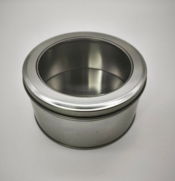 Банка Olens "Віндоу", срібляста, 150г, кругла, 03660-3 03660-3 фото
