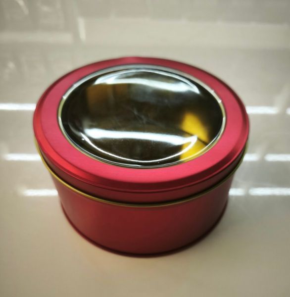 Банка Olens &laquo;Виндоу&raquo;, красная, 150г, круглая, 03660-1 03660-1 фото