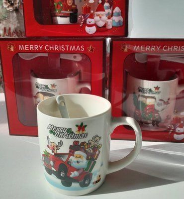 Кружка Olens &laquo;Новогоднее ассорти 3&raquo; 200 мл, 8030-289 8030-289 фото