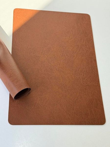 Підтарільник 45*30 см Olens "Leather, коричневий, 102-1076  102-1076  фото