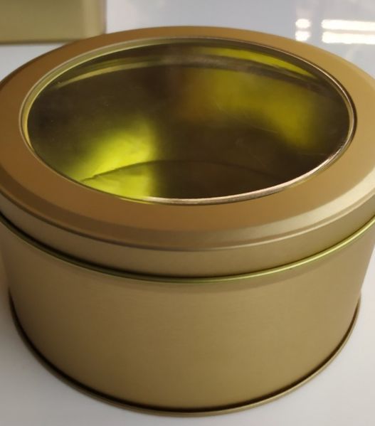Банка Olens &laquo;Виндоу&raquo;, золотая 150г, круглая, 03660-5 03660-5 фото