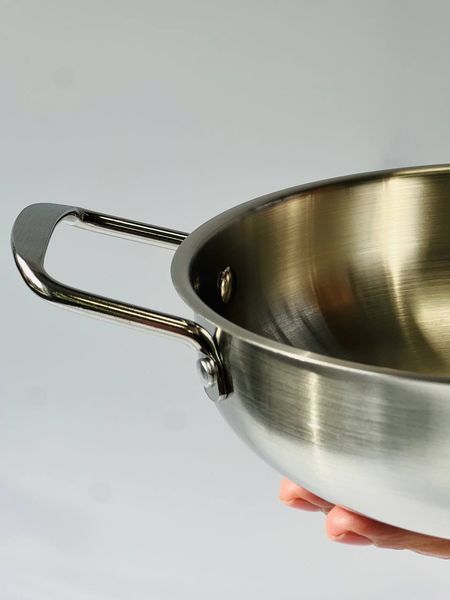 Миска с ручками 20&times;30&times;6,4 см Olens &laquo;Салат&raquo;, нержавеющая сталь, 1500 мл, 102-1363 102-1363 фото