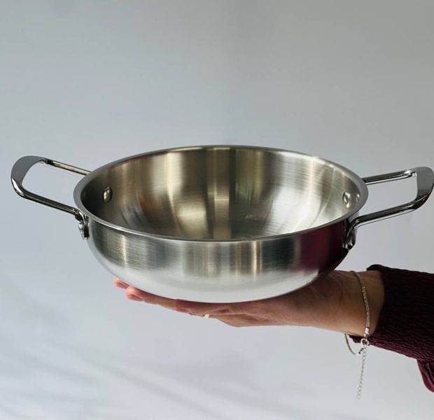 Миска с ручками 20&times;30&times;6,4 см Olens &laquo;Салат&raquo;, нержавеющая сталь, 1500 мл, 102-1363 102-1363 фото
