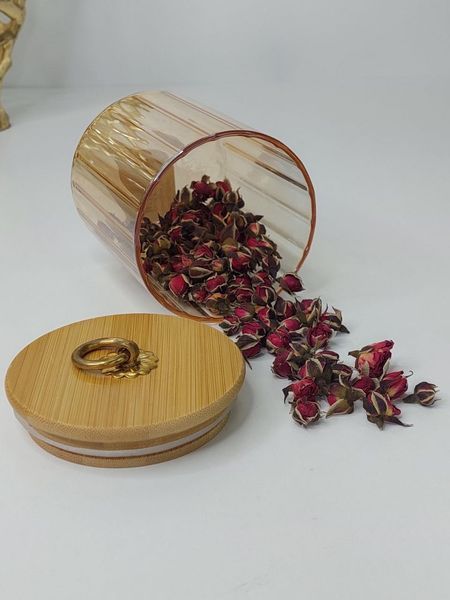 Банка Olens "Бурштинове кільце", 9*10 см 500 мл, 102-641 102-641 фото