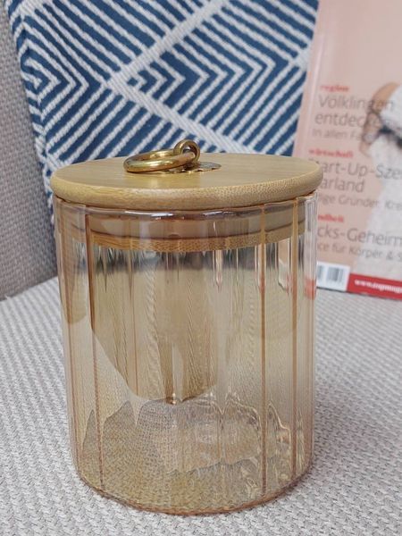 Банка Olens "Бурштинове кільце", 9*10 см 500 мл, 102-641 102-641 фото